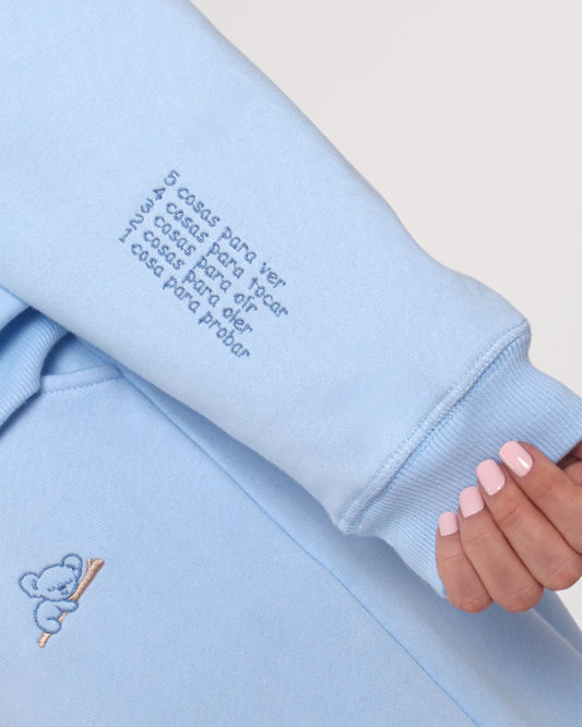 Polera Sentidos Celeste - Ansiedad