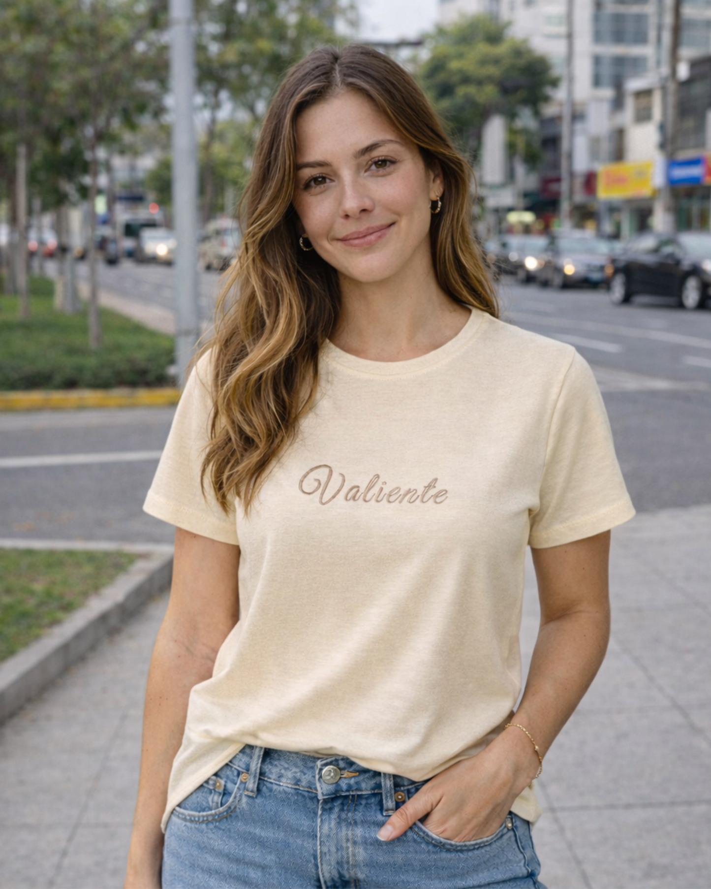 Polo Valiente Crema - Amor Propio