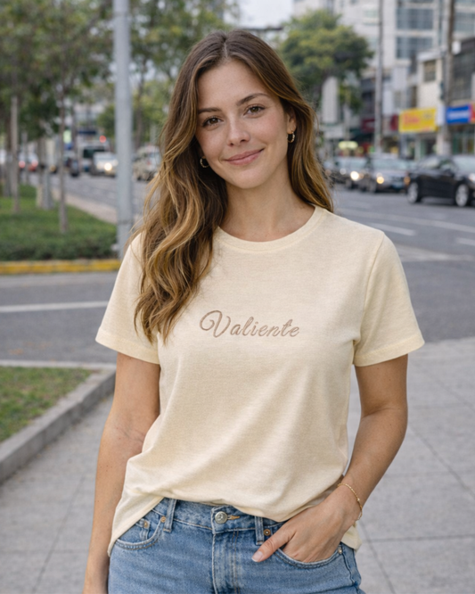 Polo Valiente Crema - Amor Propio