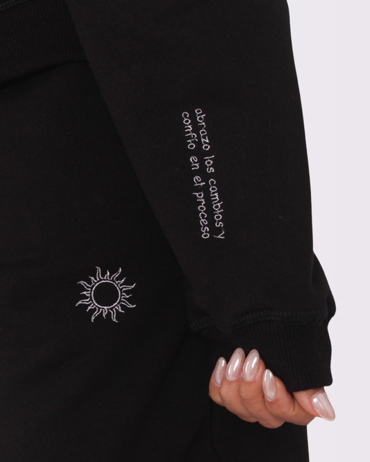 Polera Renacer Negro - Reconexión